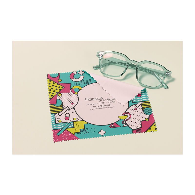 Chiffonnette et tournevis pour lunettes - motif Colorfeel Cartoon