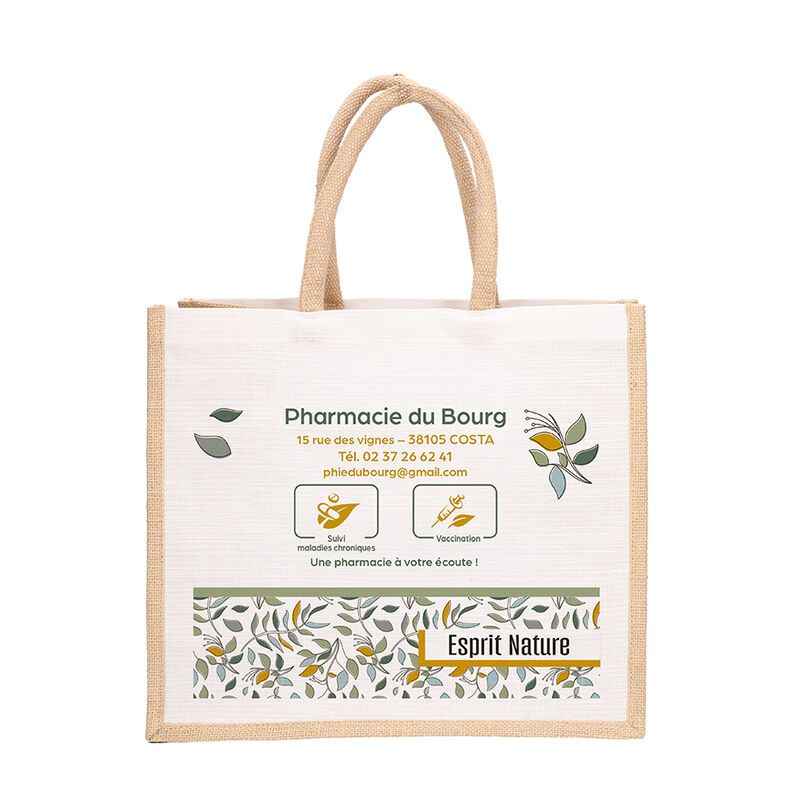 Sac en jute - modèle Tahiti Natura Harmonie