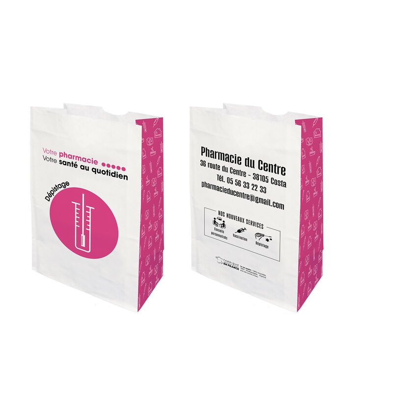 Sachet papier sos 18+12x29+12 depistage personnalisable