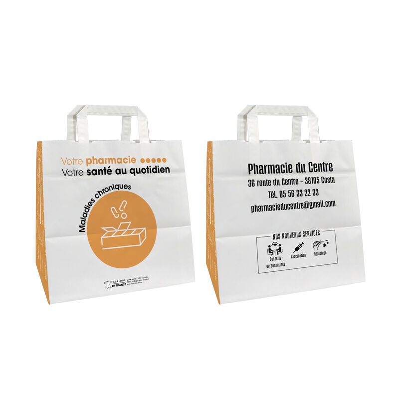 Sac p.plate 26+18x25+sf maladies chroniques personnalisable