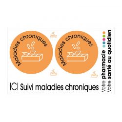 Adhesif mural maladies chroniques