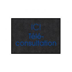 Tapis sol entreeinterieur teleconsultation