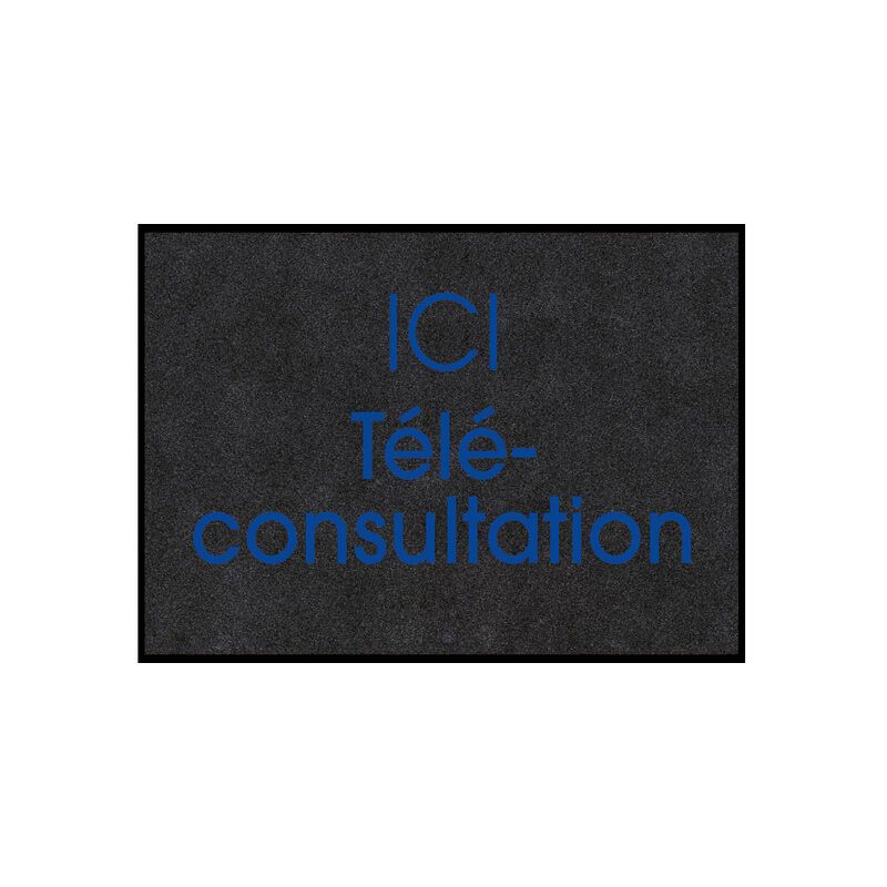 Tapis sol entreeinterieur teleconsultation