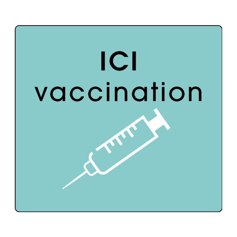 Adhesif de sol vaccination