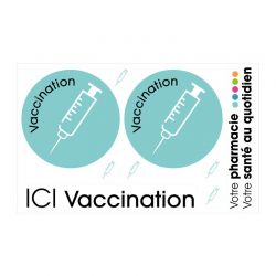 Adhesif mural vaccination
