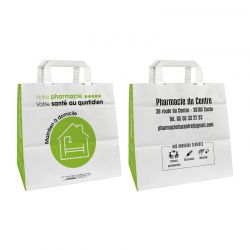 Sac p. plates pharmacie personnalisable 22x10x28 cm - Maintien à domicile