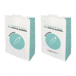 Sachet pharmacie en papier sos 18+12x29 - Vaccination