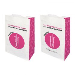 Sachet pharmacie en papier sos 18+12x29 - Dépistage