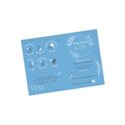 copy ofPorte carte vitale personnalisé PVC gris anthracite - Prestige