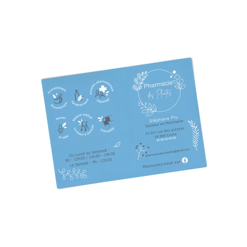 copy ofPorte carte vitale personnalisé PVC gris anthracite - Prestige