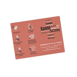 Porte carte vitale personnalisé PVC - Prestige