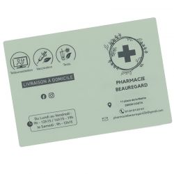 Porte ordonnance et carte vitale PVC personnalisable - Prestige