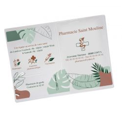 Porte ordonnance et carte vitale PVC personnalisable - Prestige
