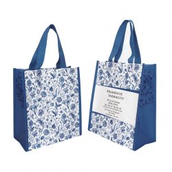 Sac polypro tissé petit format - Authentica floral