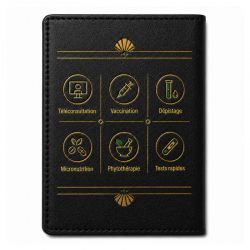 Porte carte vitale services pharmacie - Élégance