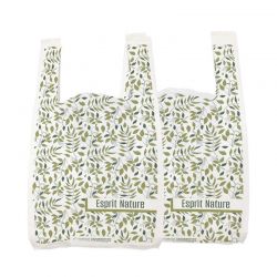 Sac plastique pharmacie 40x20x65 cm recyclé - motif Natura Harmonie