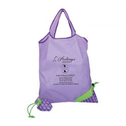 Sac polyester pliable - Modèle raisin
