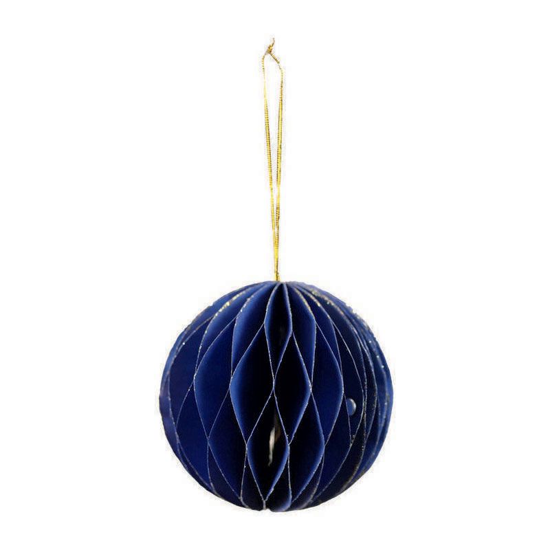 Boule pliable et aimantée - coloris bleu - diam 10 cm
