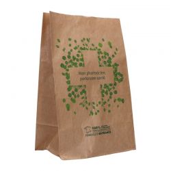 Sachet papier kraft motif mon pharmacien partenaire | Proébo Promoplast