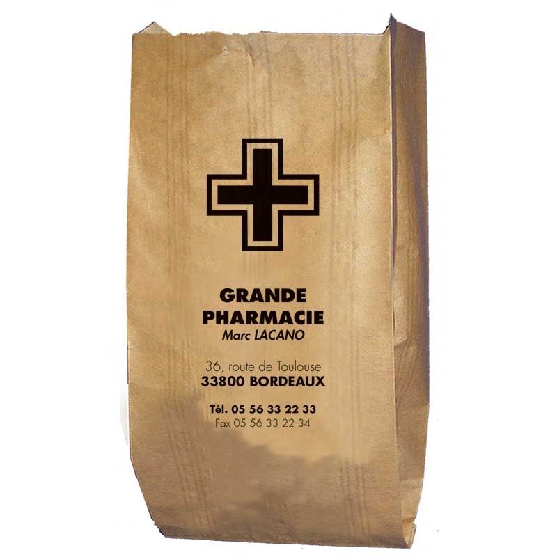 Sachet papier sos Sac pharmacie blanc Promoplast