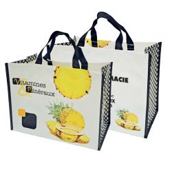 Sac réutilisable polypro promedica ananas - Personnalisable