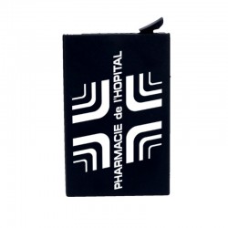 Porte multicarte rfid - noir - 9.5x6cm