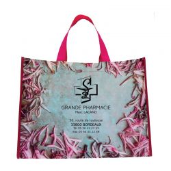 Sac polypro lamine tisse lamine herboriste 36+20x27 cm