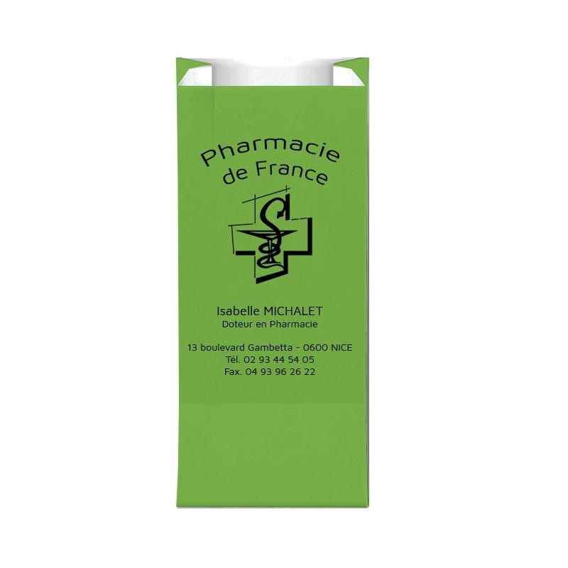 Sachet kraft personnalisable pharmacie | Proébo Promoplast