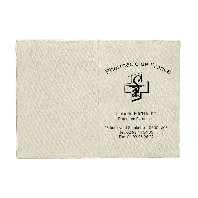 GARDE ORDONNANCE COTON NATUREL 23,7X17 CM GARDE ORDONNANCE COTON NATUREL 23,7X17 CM