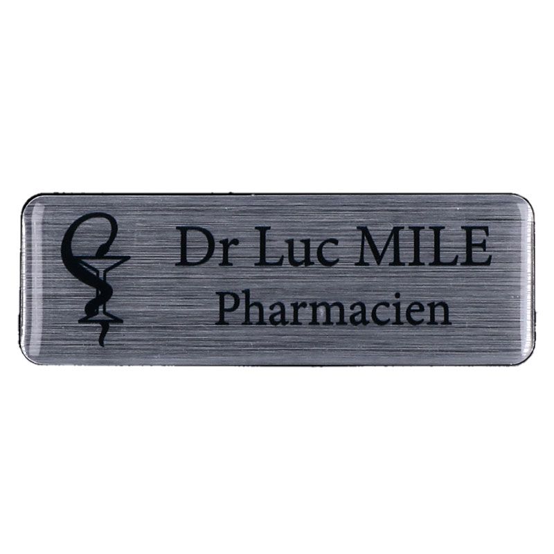 Badge pharmacien personnalisé 