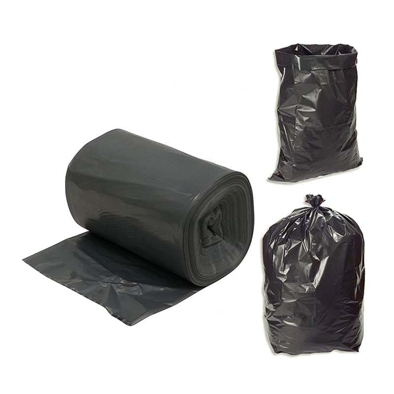 Etui de 10 Sacs poubelle 150L Noir - BOURBON PLASTIQUES - 5ABP150 
