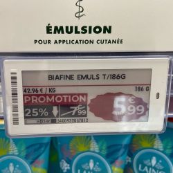 Étiquette prix électronique