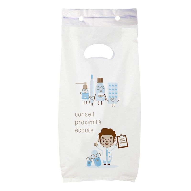 sac plastique pharmacie