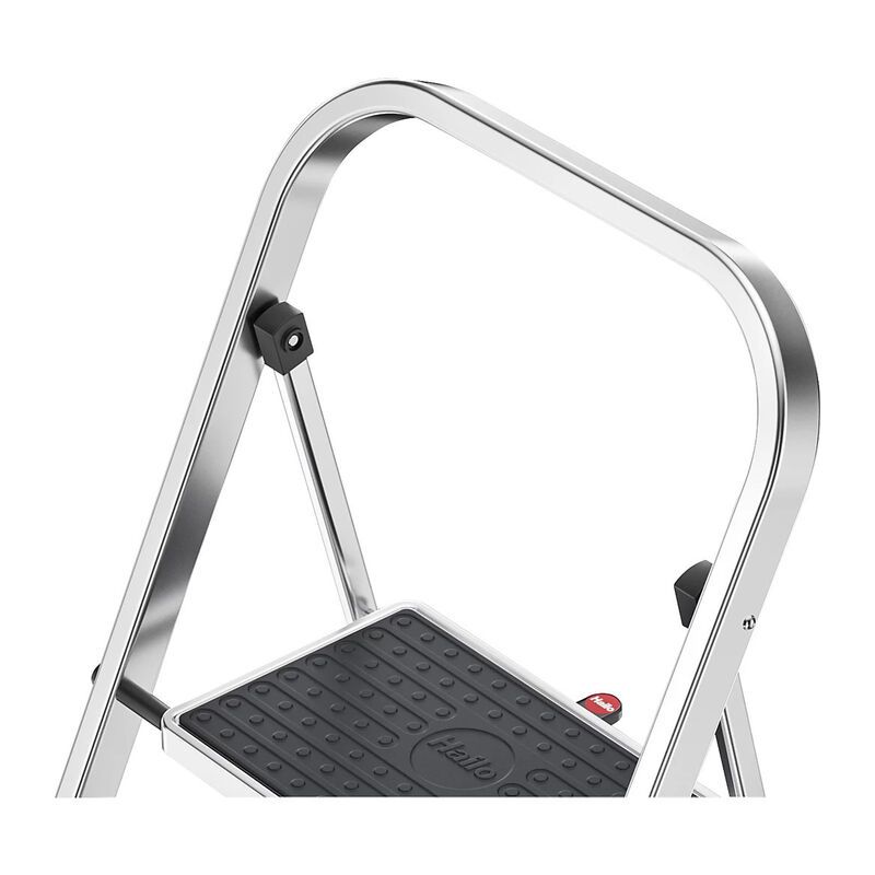 Escabeau Pliable Aluminium 2 Marches - Ultra Léger 5,5cm D'Épaisseur - Charge 150kg