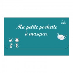 Pochette à masque en pvc souple 24x14 cm